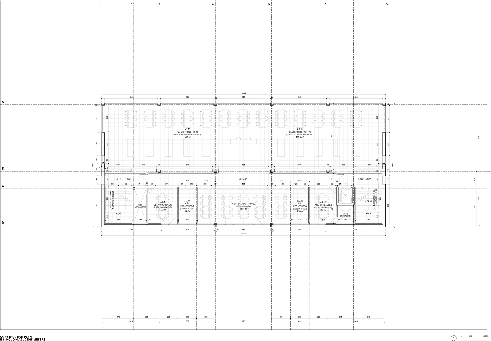 马德里法国学校图书馆丨西班牙马德里丨Alberto Campo Baeza-62