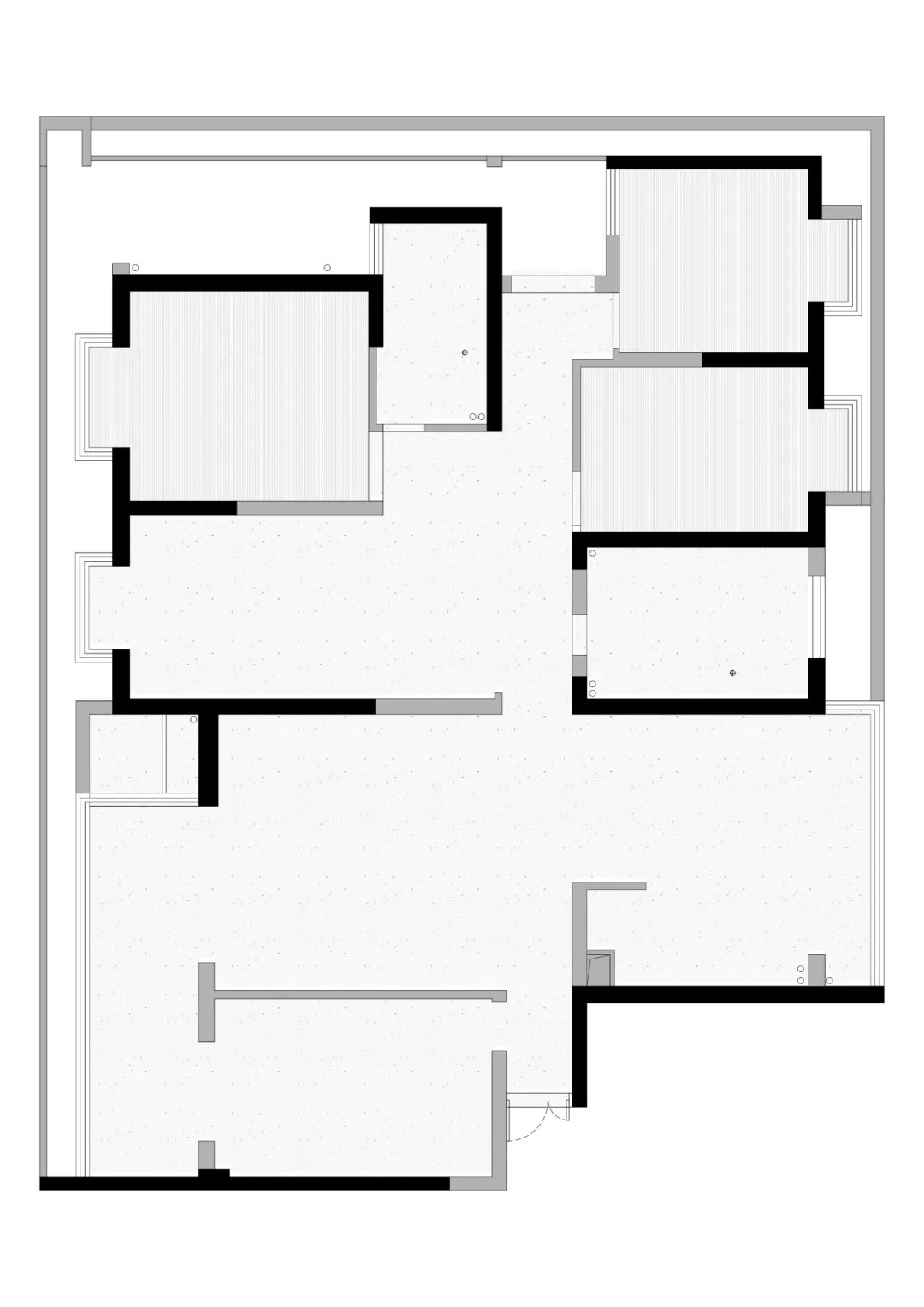 260㎡极简家丨飞墨设计-3