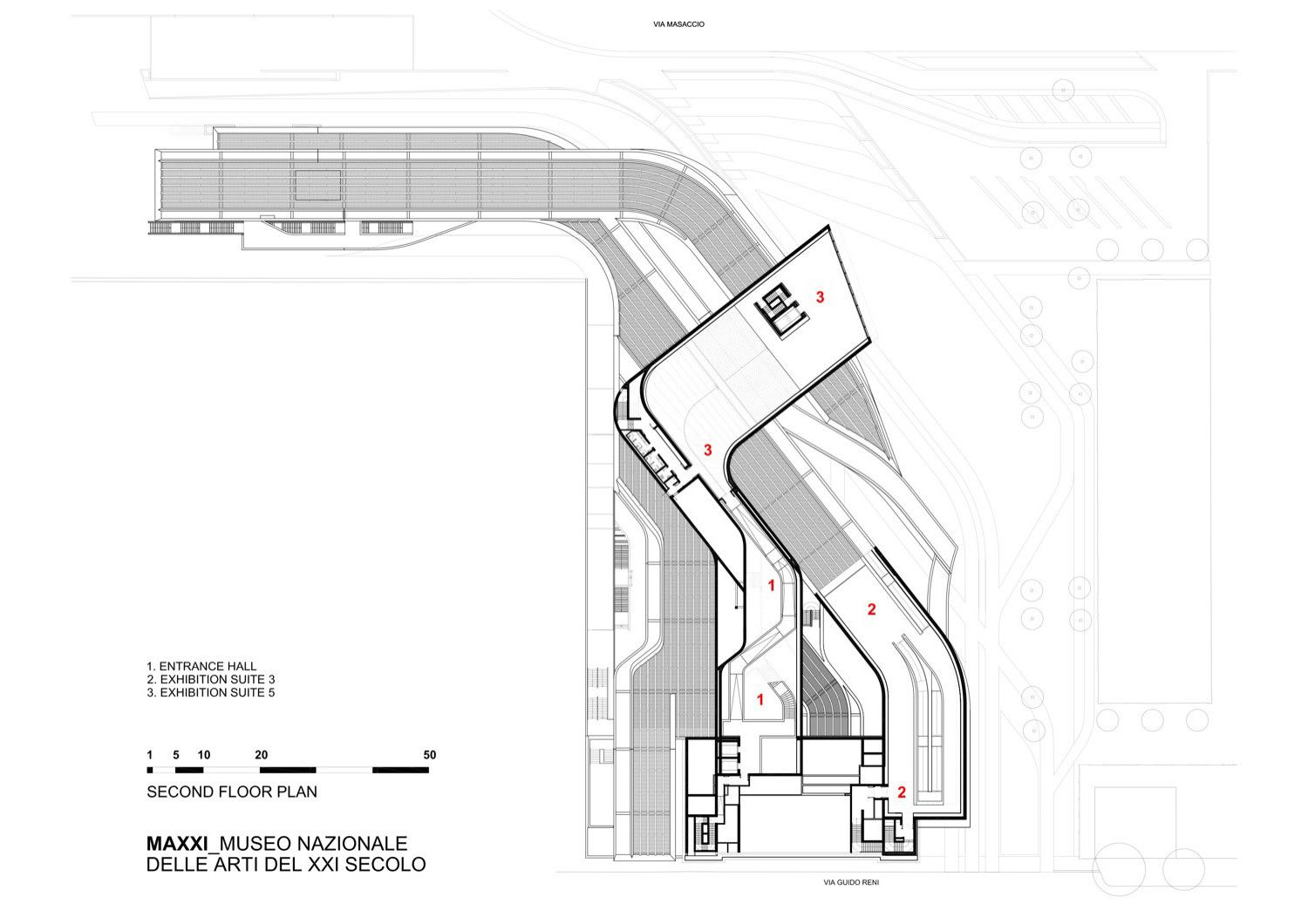 MAXXI 博物馆·解构主义的艺术空间-43