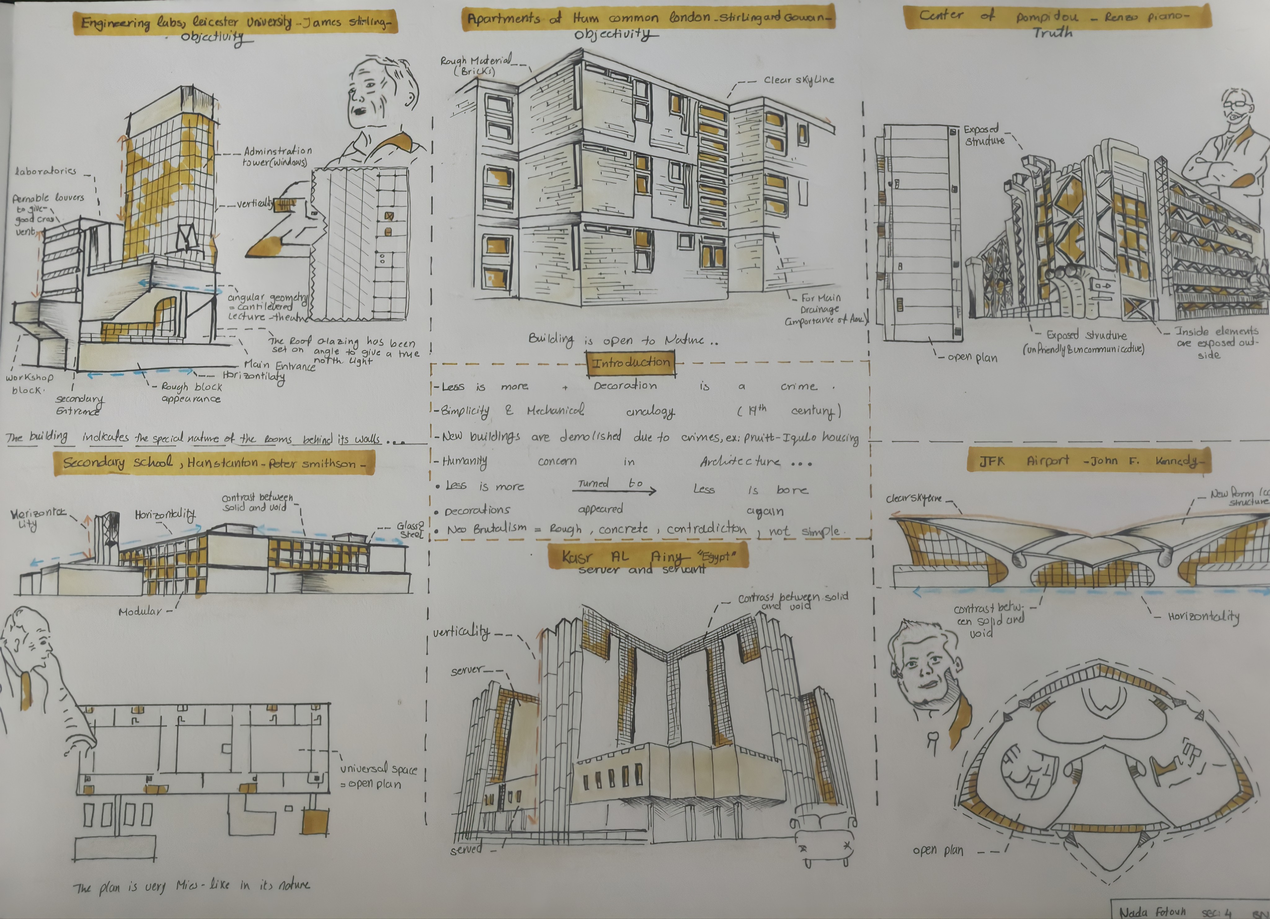 徒手建筑草图-4