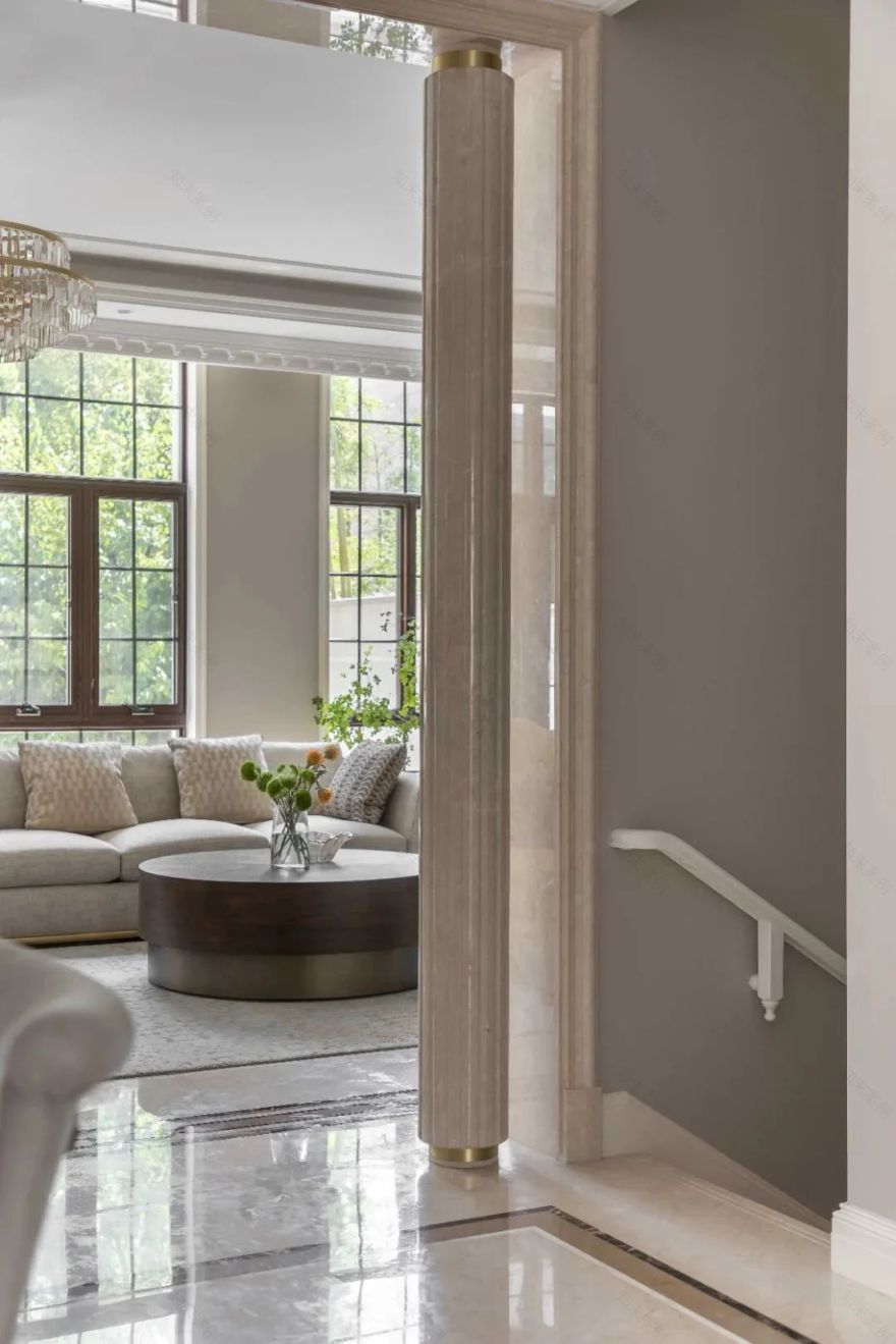 东郊华庭轻奢别墅设计丨中国北京丨尚层别墅装饰-41