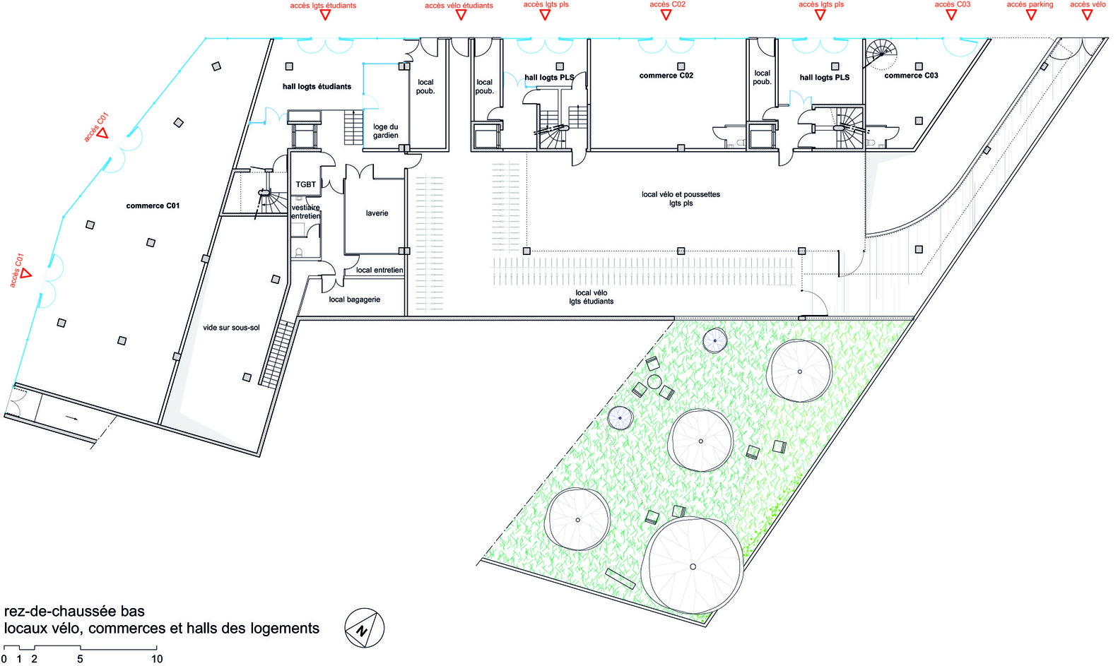 Ourcq Jaures Student - Social Housing  Lacaton - Vassal-65