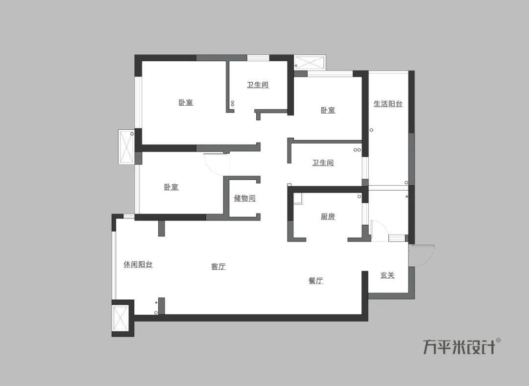现代长沙住宅,方平米设计诠释舒适生活美学-19