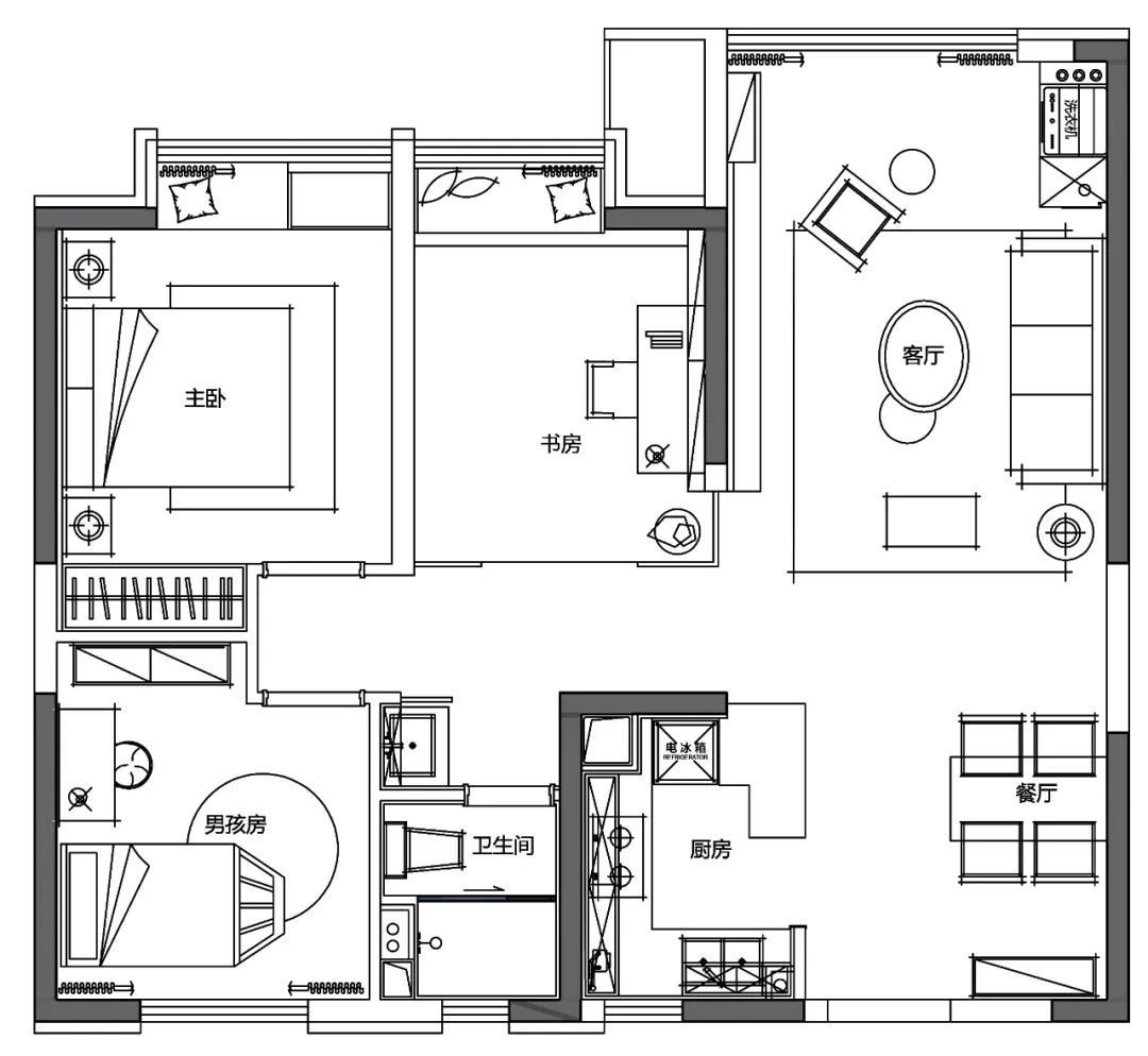 太原金地水木芳华样板间丨中国太原丨元禾大千-43