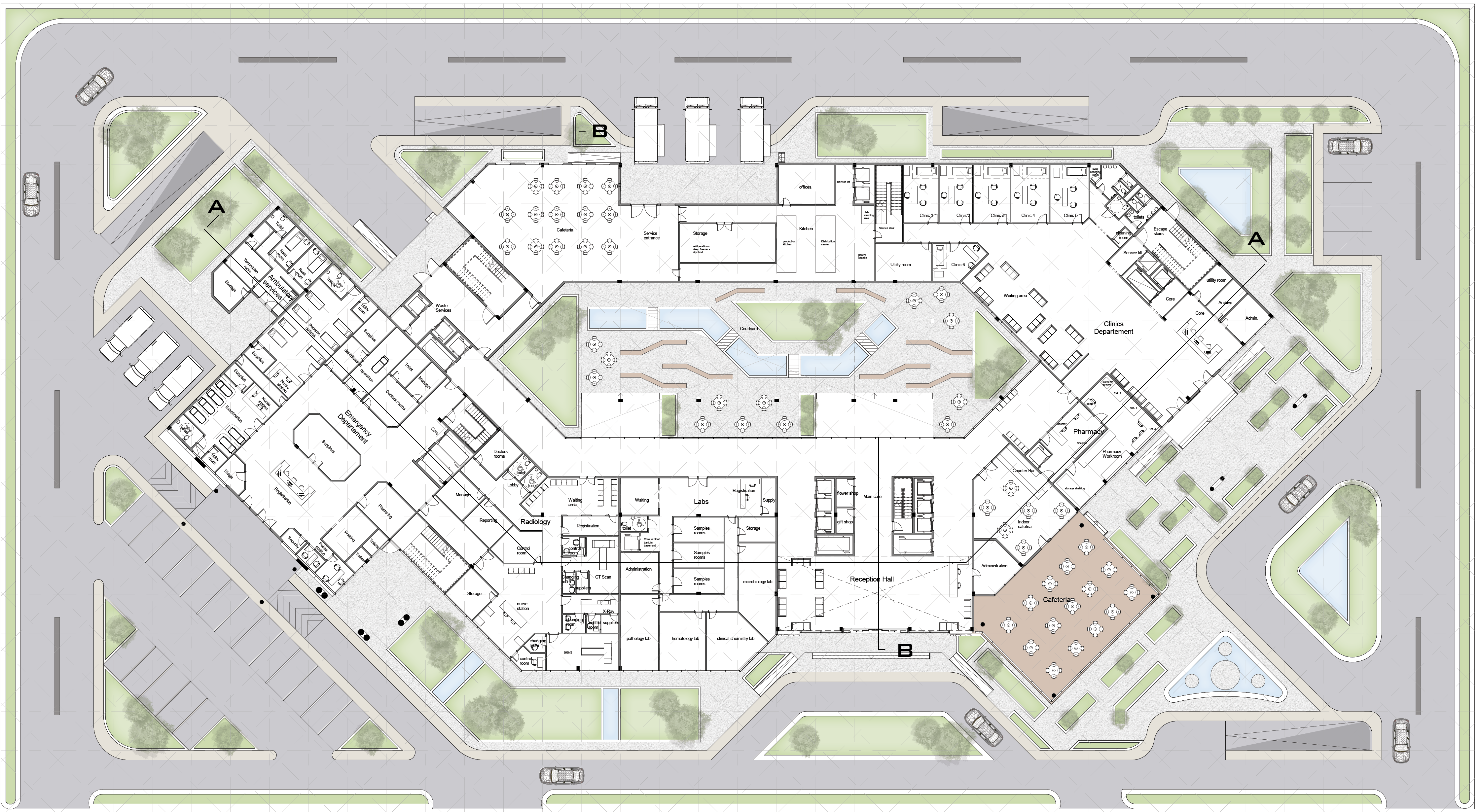 VitaNile I 一日手术医院丨埃及丨开罗大学工程学院建筑系-26