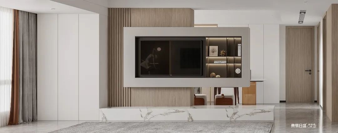 金茂府200m²现代风装修，畅享家居温暖-29