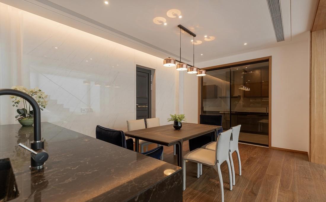 成舍设计 | 现代简约别墅,回归本质的生活空间-6