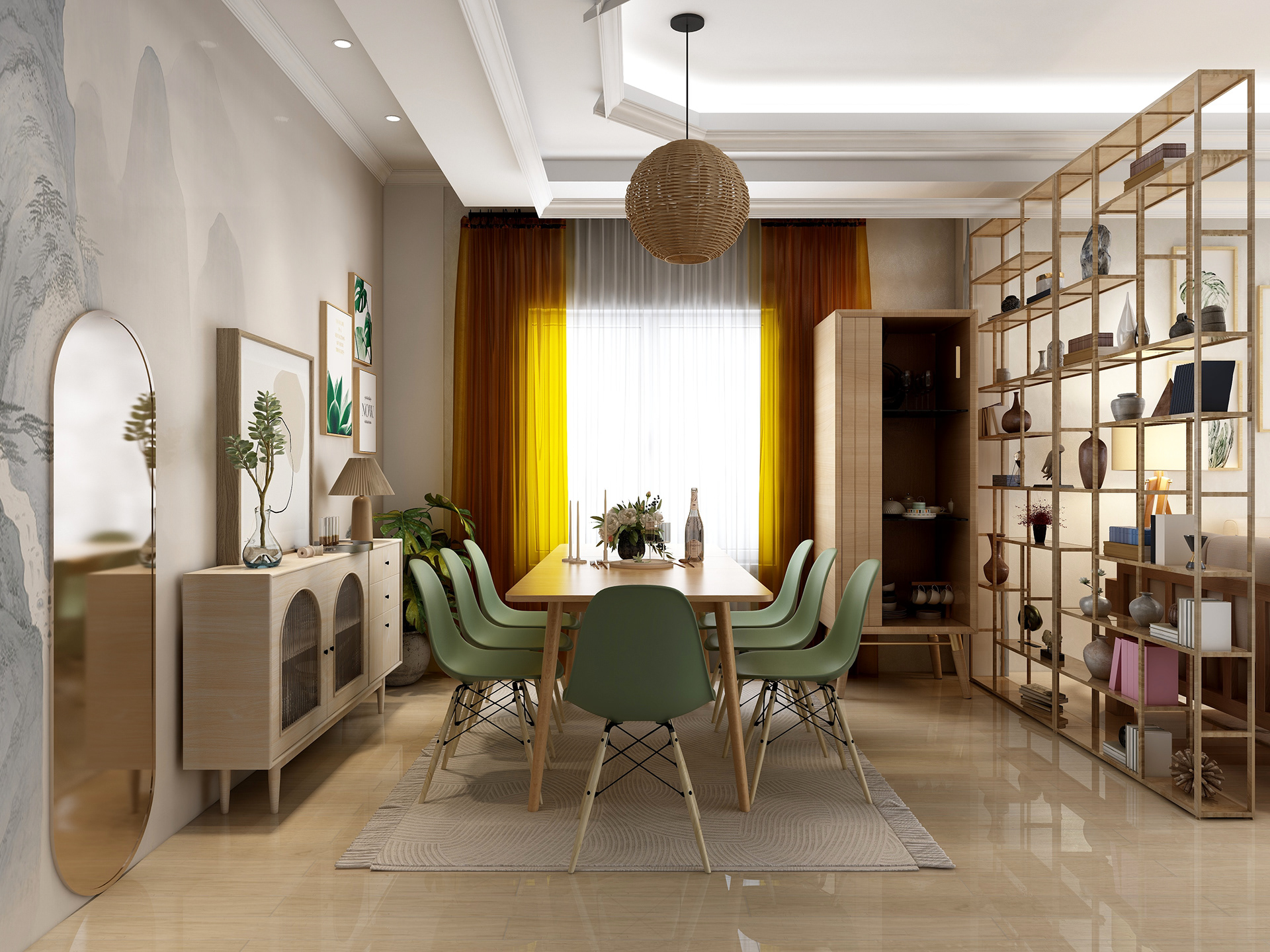 斯堪的纳维亚风格家居室内设计项目-10