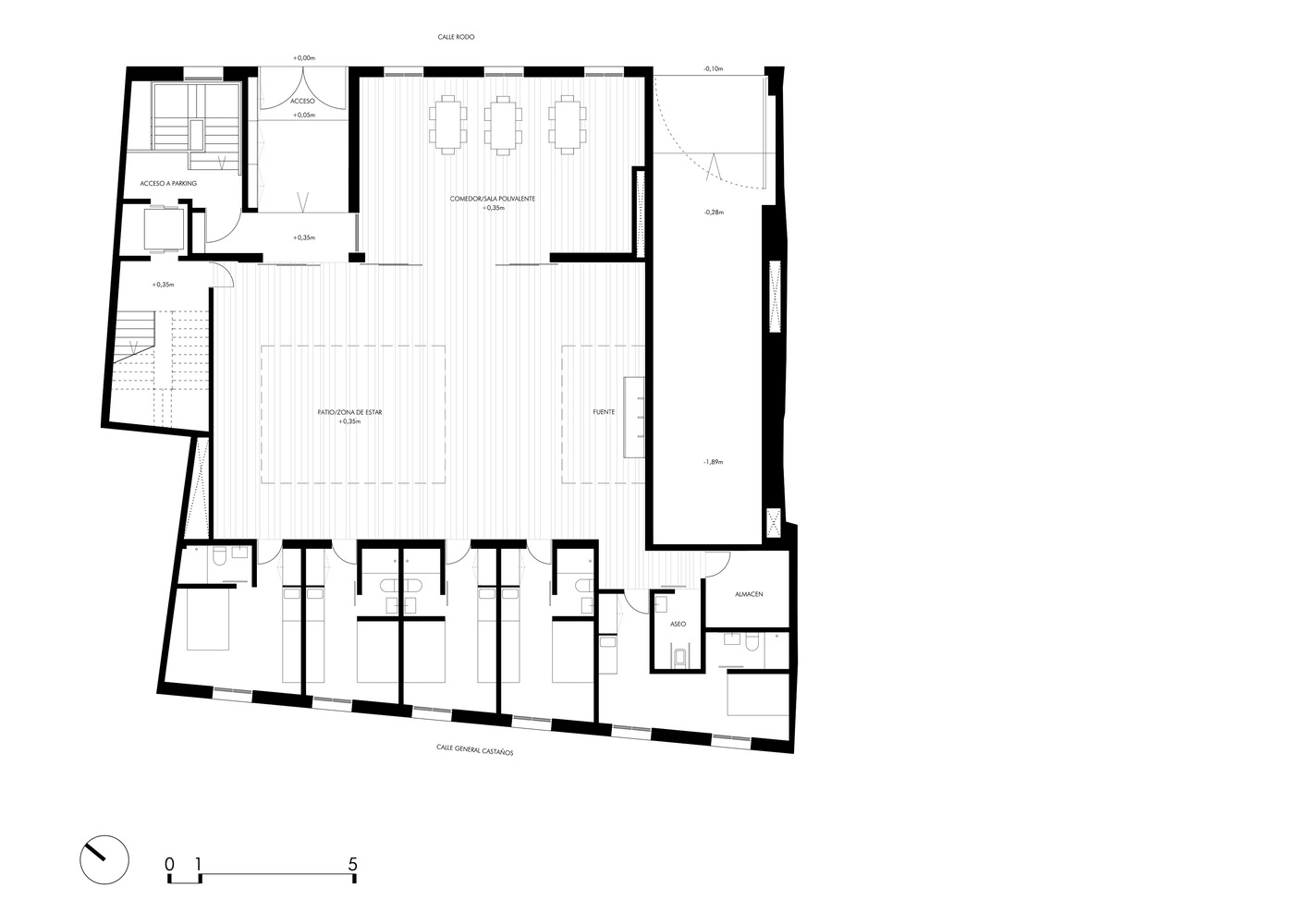 平静祥和享受聚会传统建筑里的学生宿舍设计丨戈者设计-15