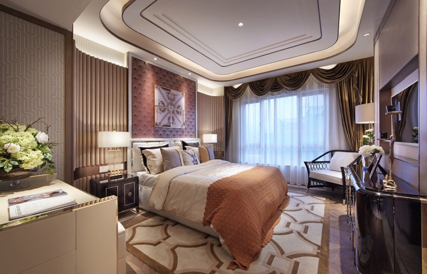 君临天下豪宅:轻奢风吹拂下的别墅设计 辛视设计-26