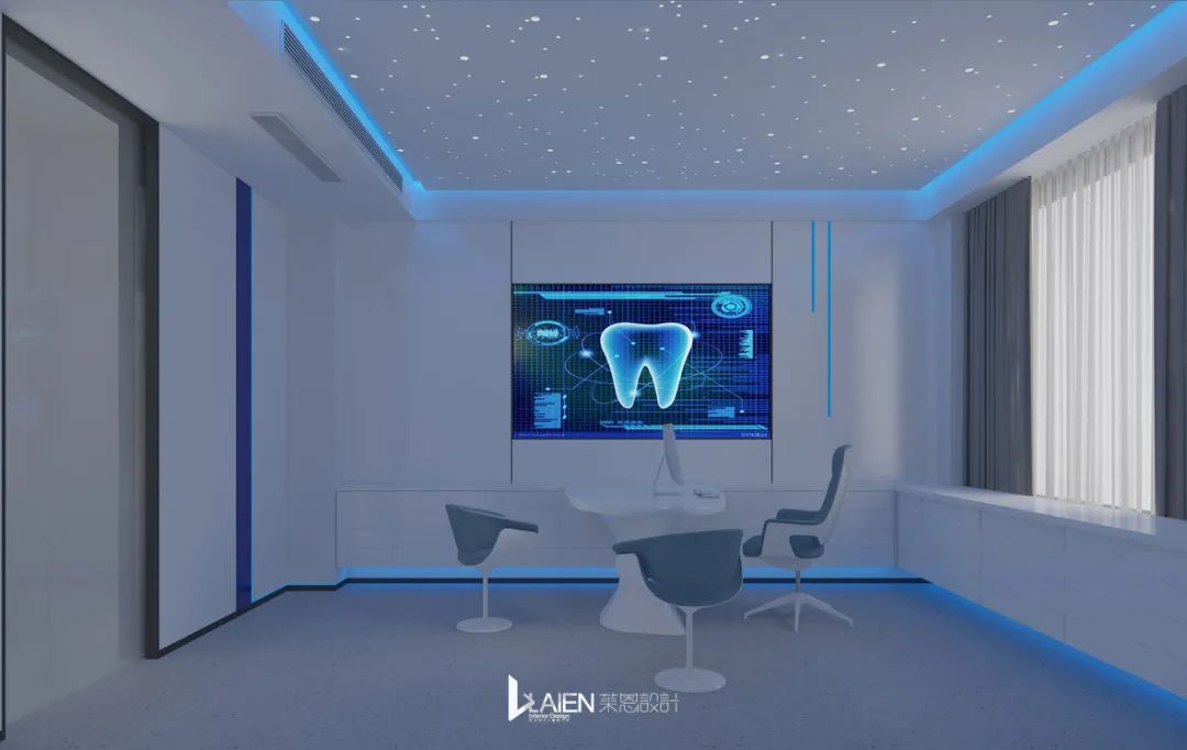 上海九亭大街华尔康口腔,现代简约与科技感的完美结合-22