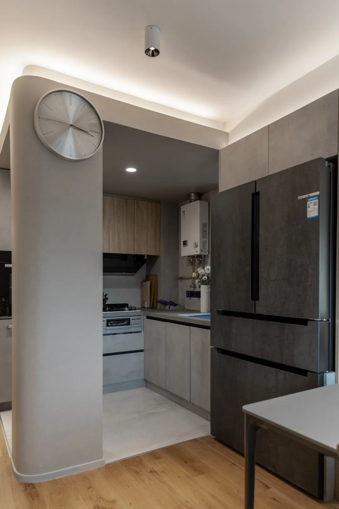 45㎡现代精英家庭居室,收纳空间焕然一新-53