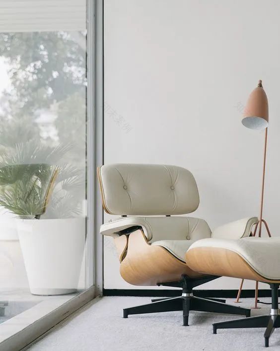 Eames Lounge Chair 单椅丨Charles Eames 和 Ray-24