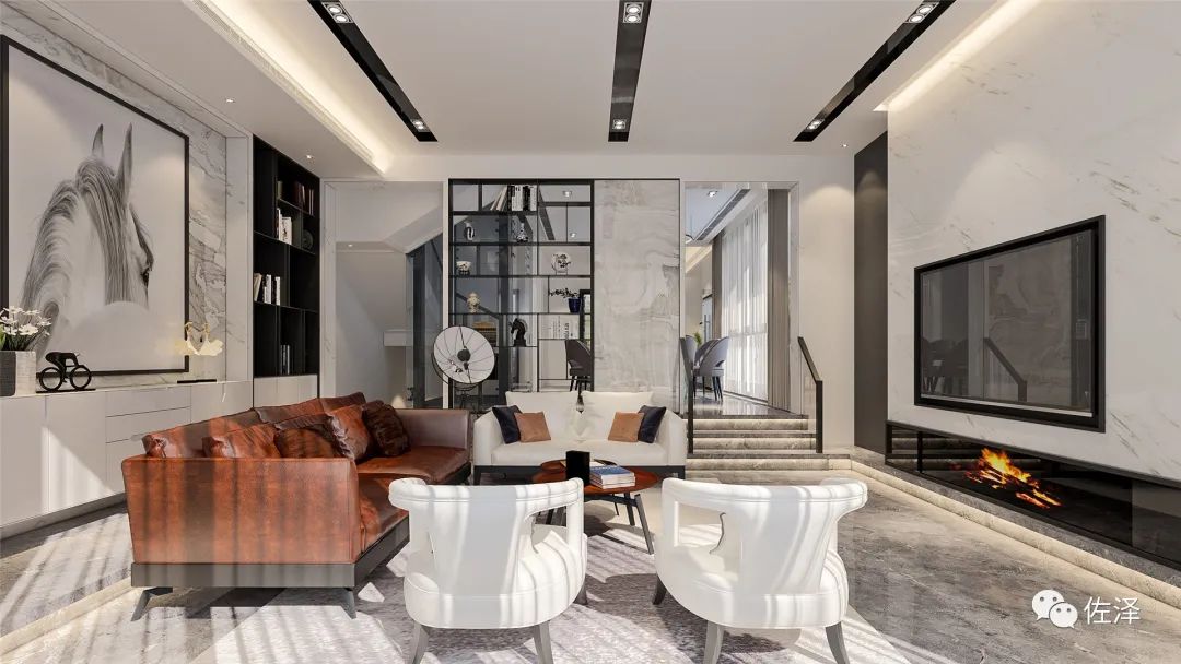 意式简约之美,佛山中信山语湖复式住宅设计-81