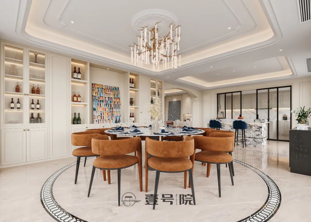 法式轻奢别墅丨壹号院空间-11