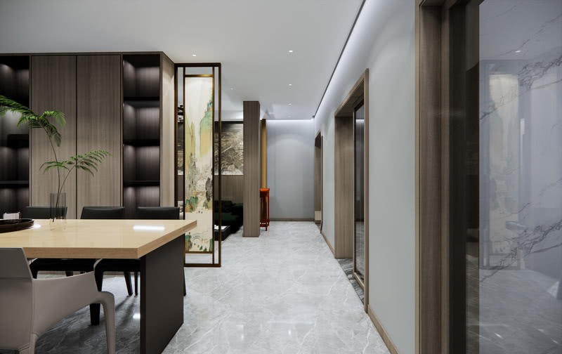 回字形中式庭院别墅设计-6