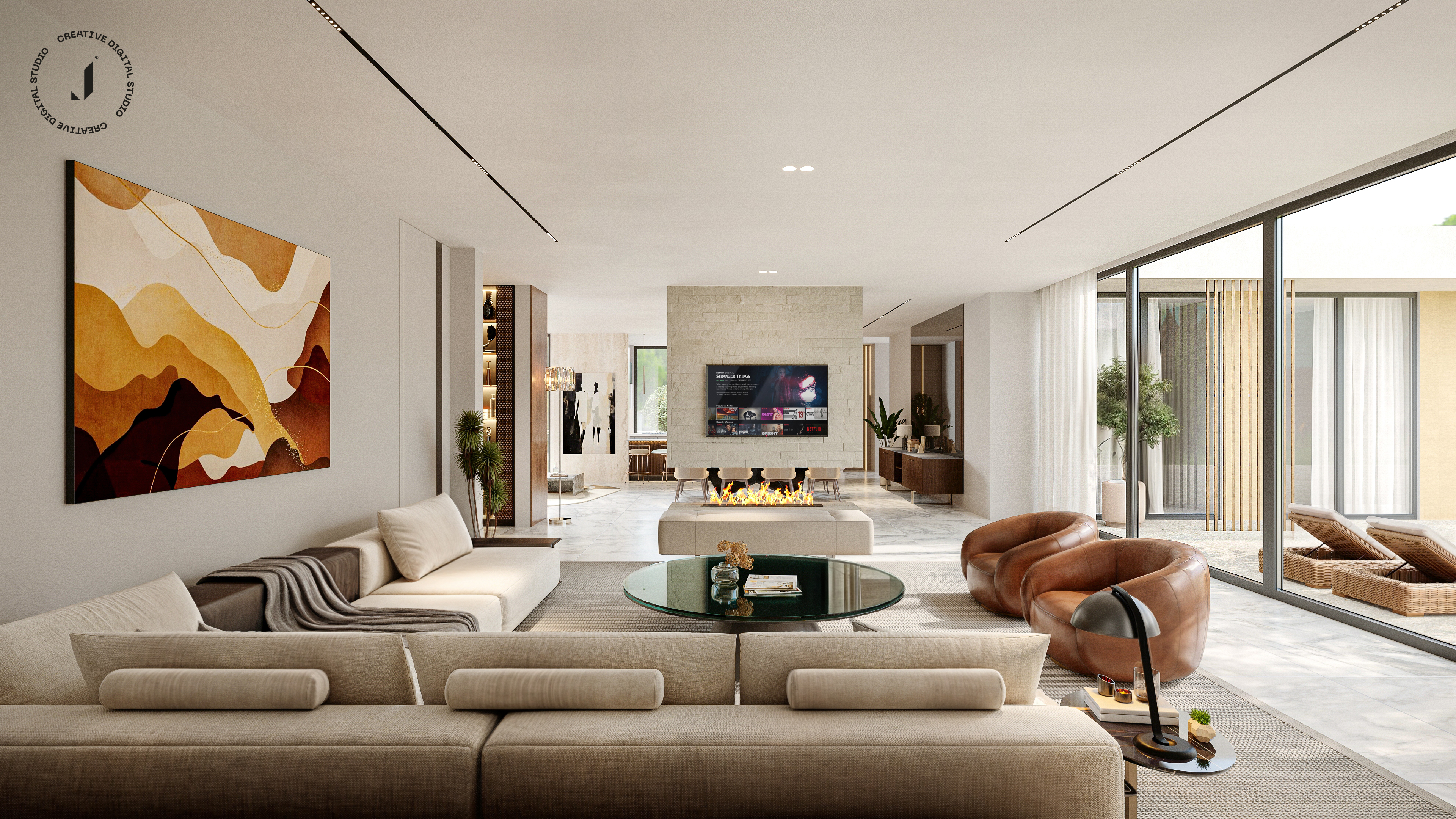 萨拉巴签名 3D 建筑可视化丨摩洛哥马拉喀什-13