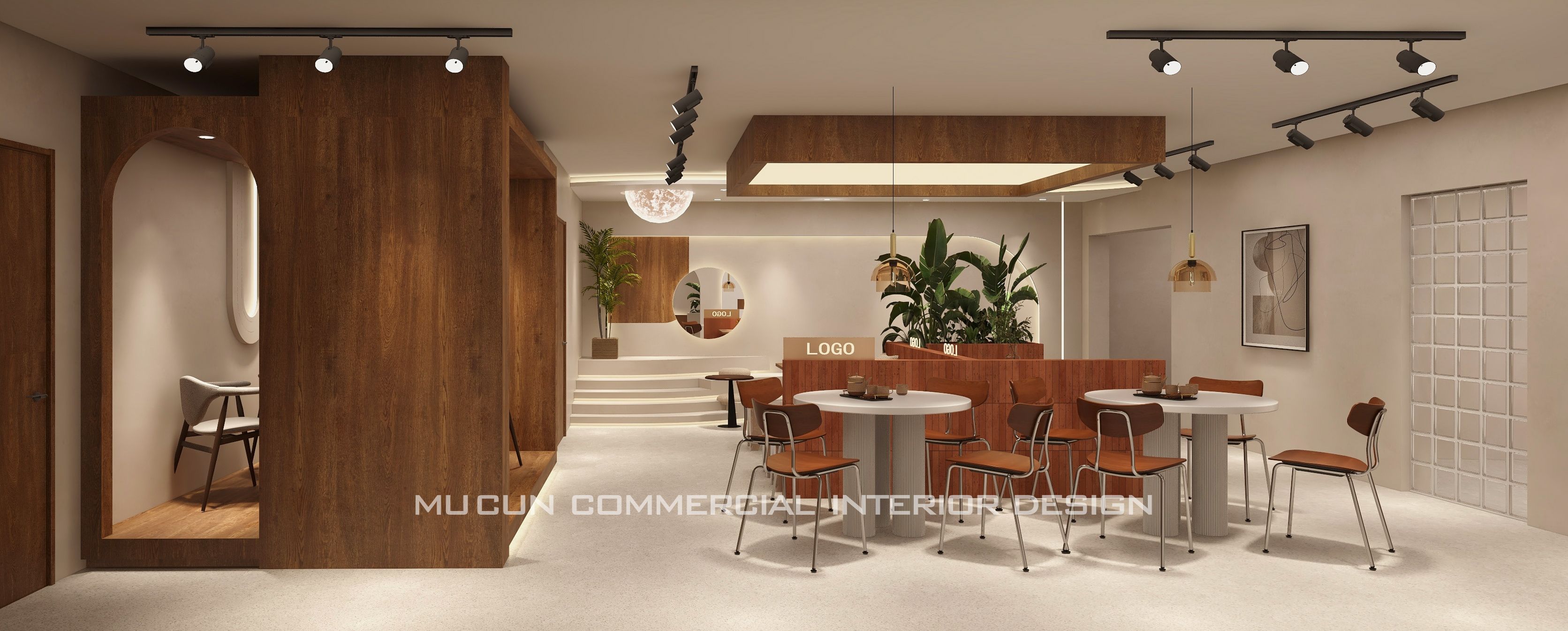 网红风轻食餐厅设计-18