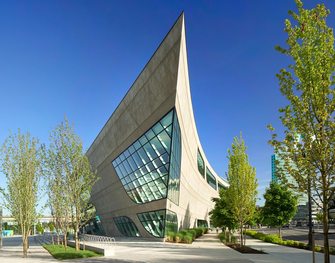 加拿大 Surrey 城市中心图书馆-0