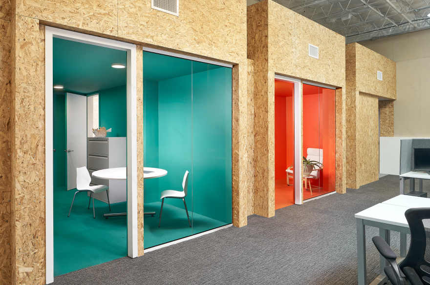 OSB 盒子的创意运用——软件公司办公室设计-2