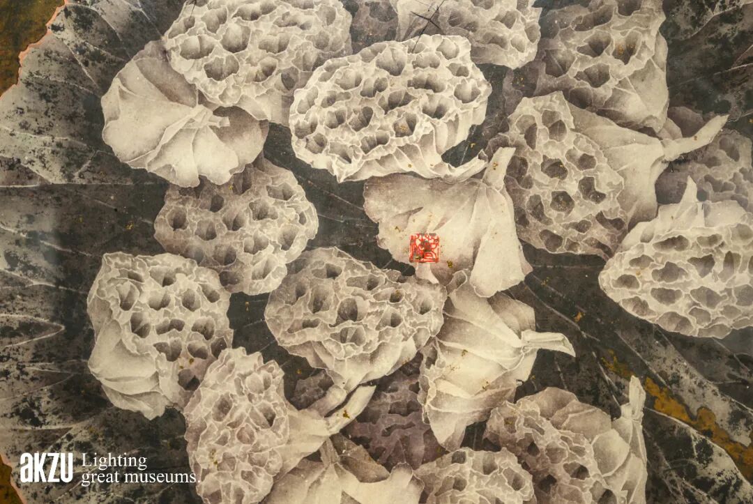 埃克苏美术馆照明项目|岳阳市美术馆：《在东方|画里中国诗意巴陵·当代中国画作品展》-39