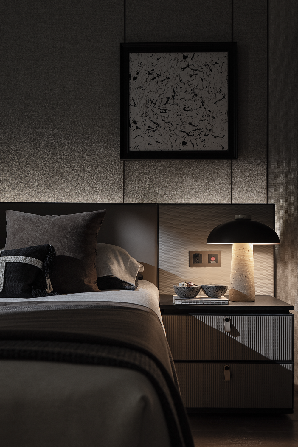 中海峰境梅江225户型样板间丨中国天津丨北京山禾金缘艺术设计股份有限公司-65