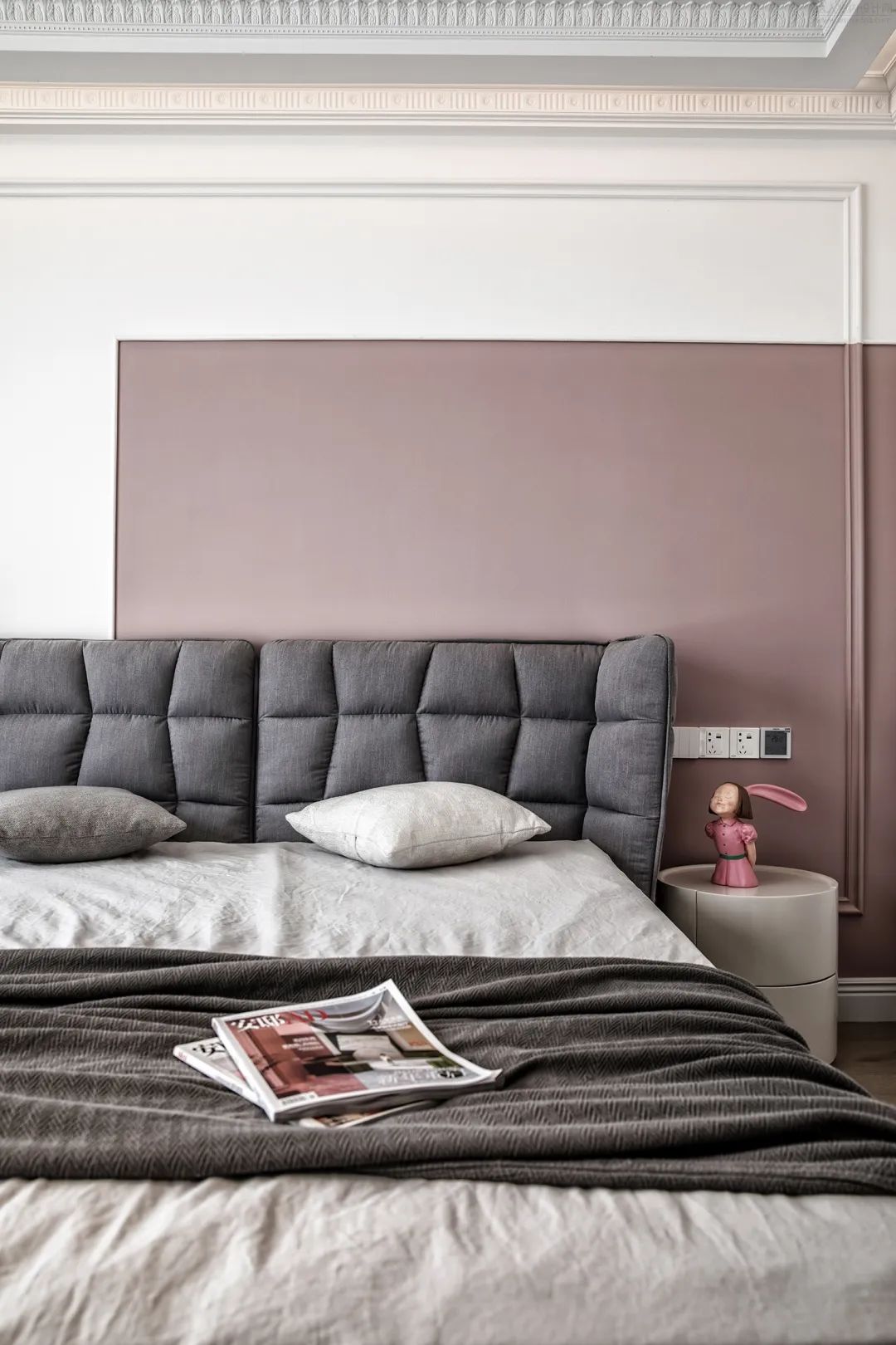 余姚绿城明园 180㎡宜居港湾，柔暖雅灰展现奶油般丝滑空间-33