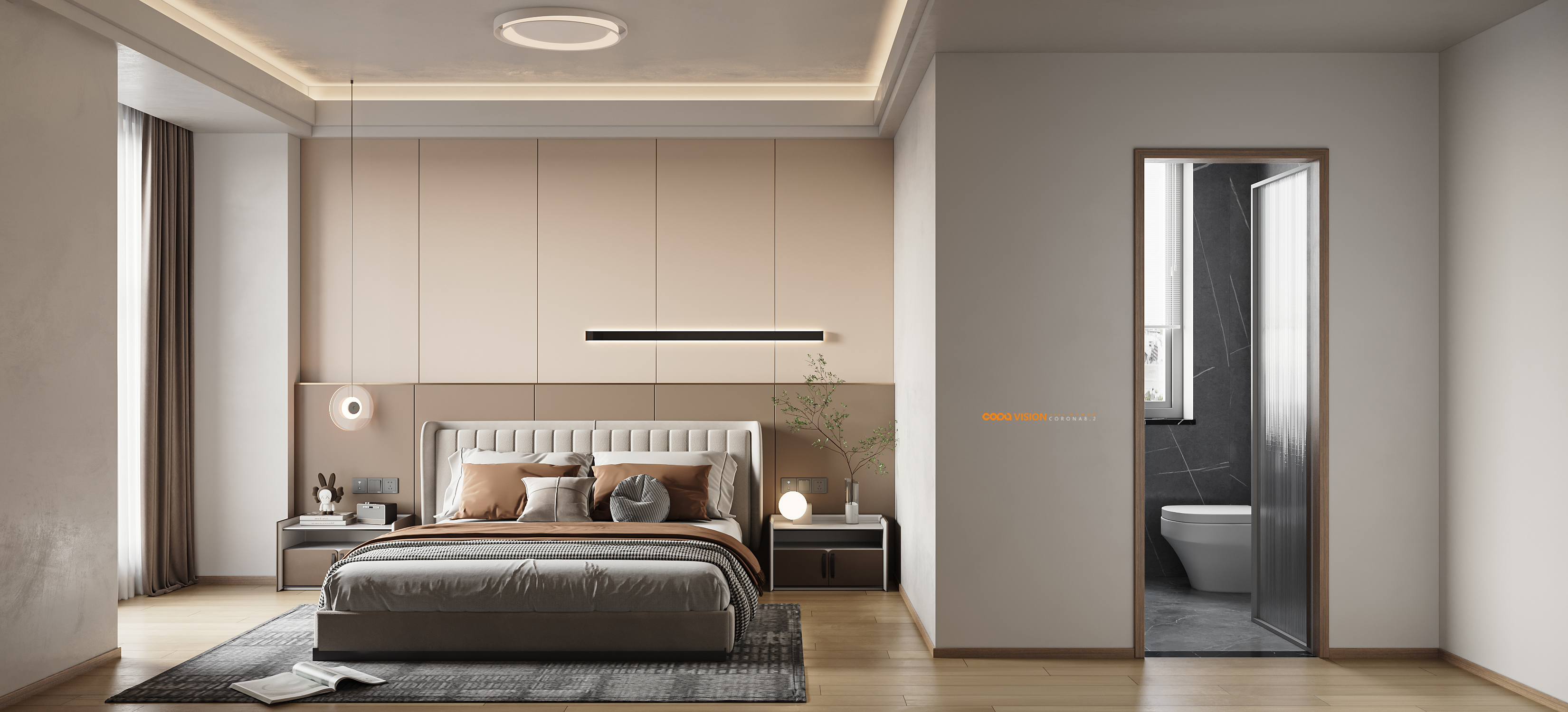 靠背视觉 2022 年中下旬家装效果图表现作品-89