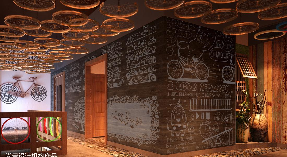 
平飨自行车主题餐厅 -6