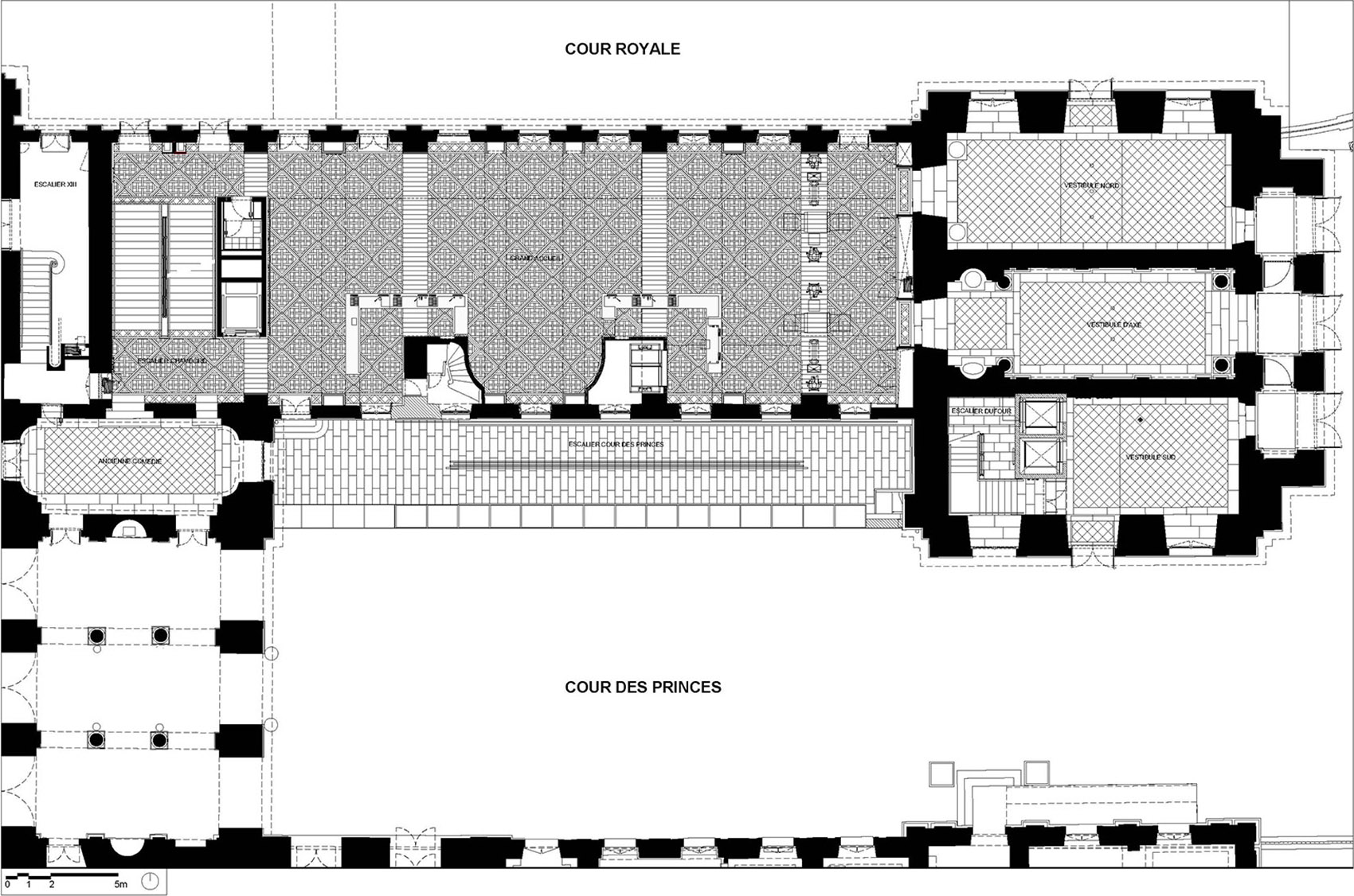 凡尔赛宫金色大厅，法国 / Dominique Perrault Architecture-62