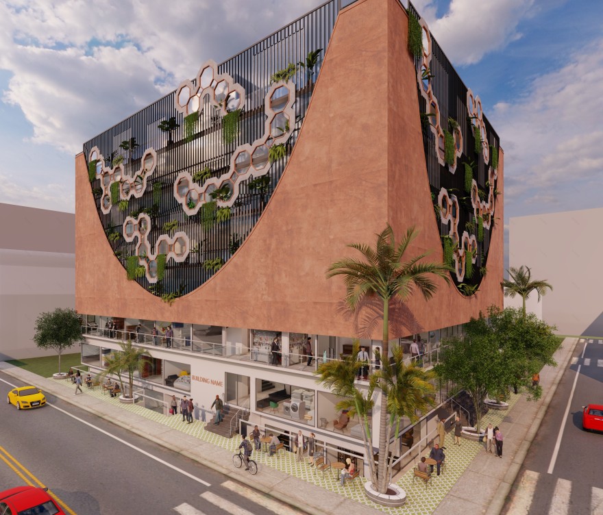 Veiled commercial comple·丨印度班加罗尔丨A.J Architects-14