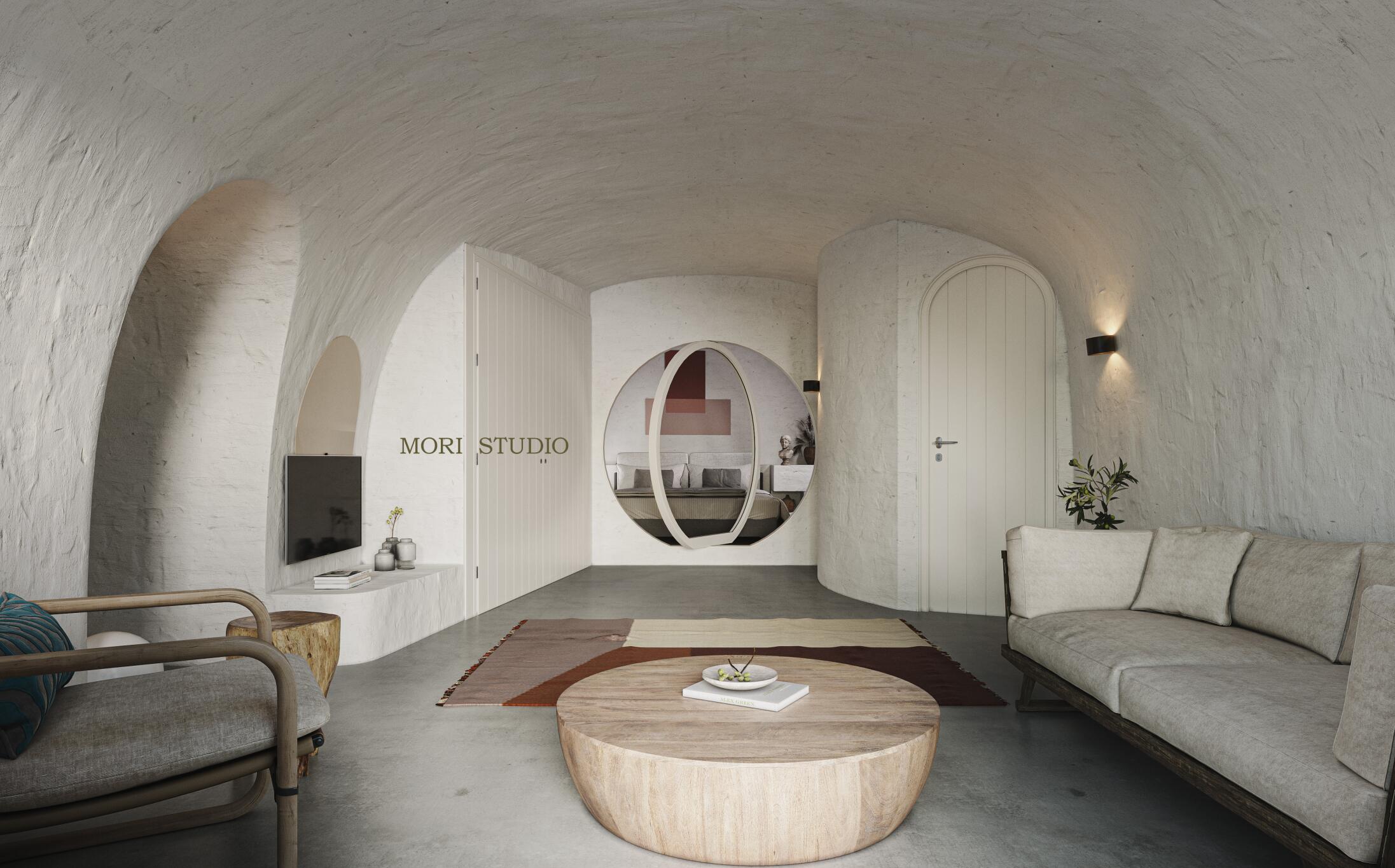 Oia 别墅丨希腊丨MORI STUDIOS-6