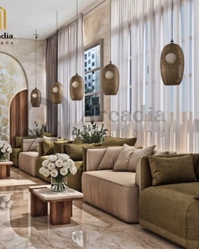 hotel restaurant and reception