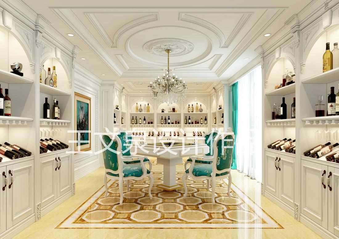 
法式欧式新中式别墅设计作品王文泉36 -2