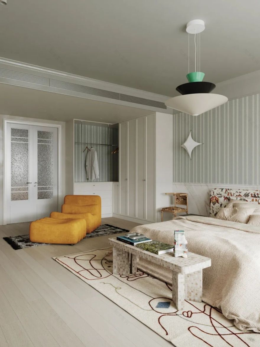 岚一设计|折衷主义的复古别墅-40