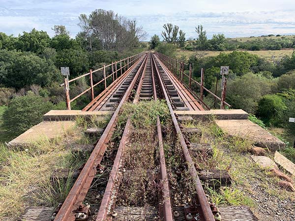 铁路桥（跨越道路和库纳普河）丨南非-7