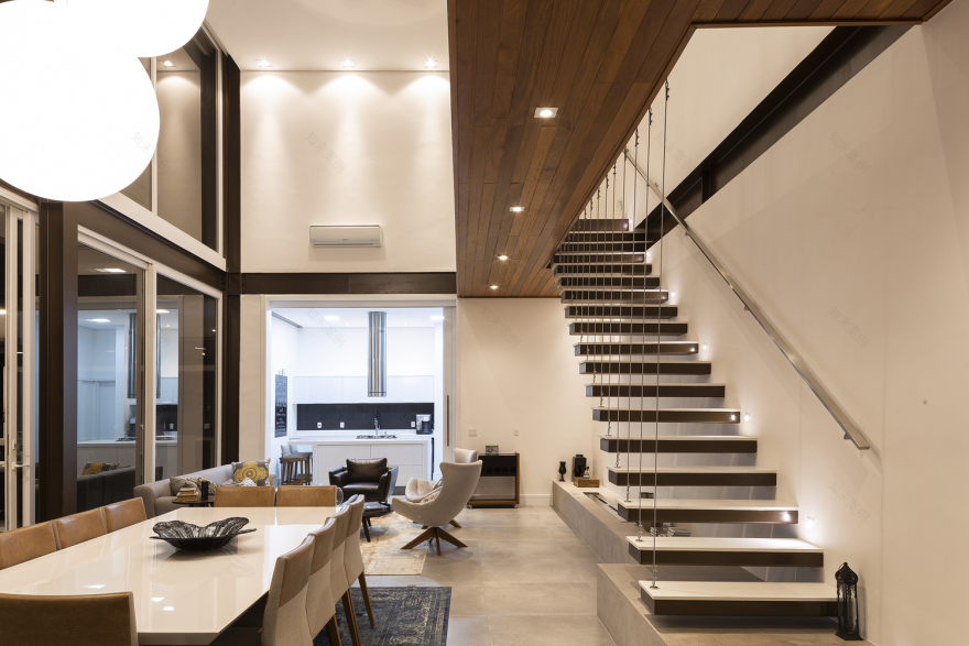 巴西 BT House | 钢构智能玻璃打造室内外一体空间-84