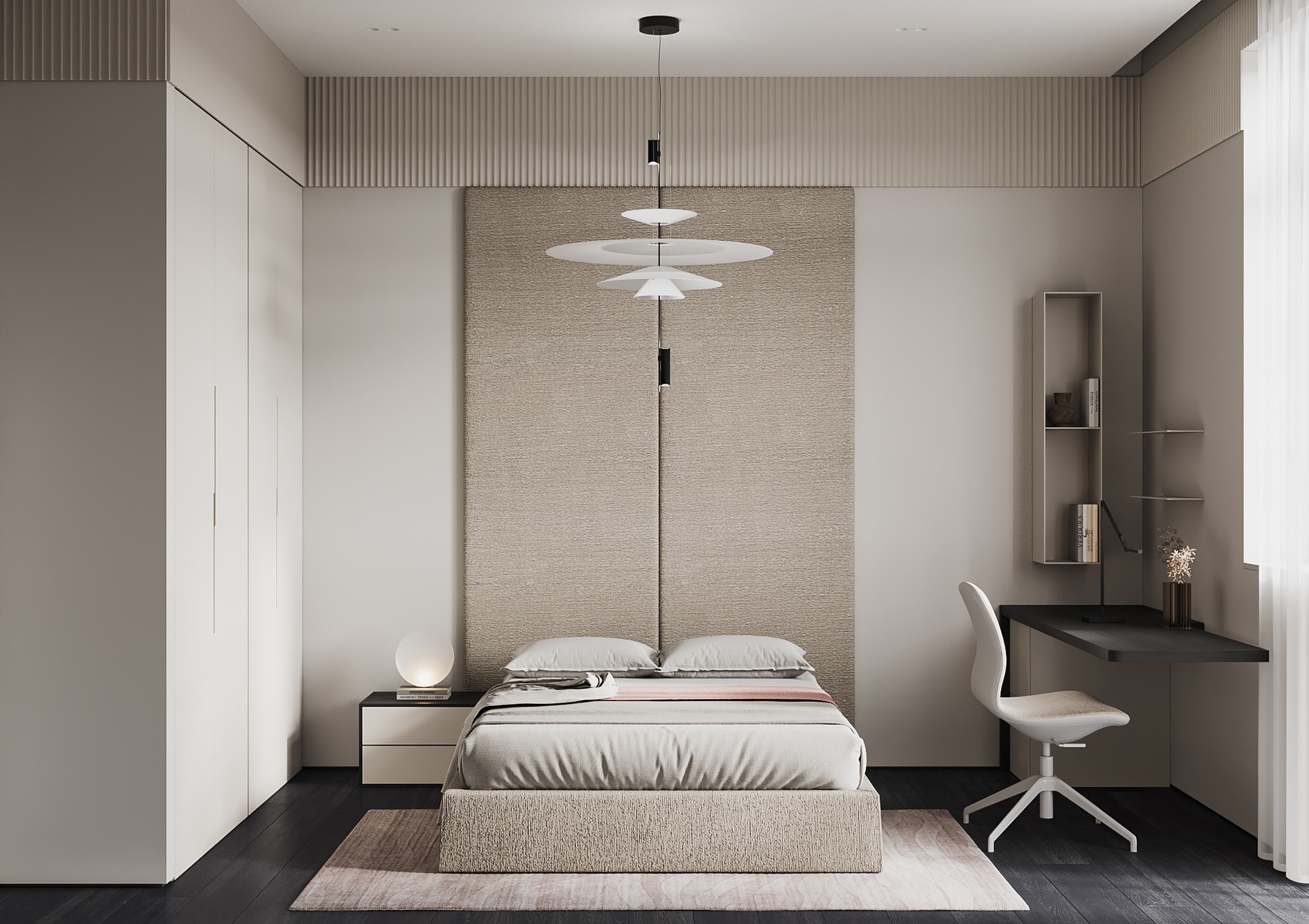 130平米极简风住宅设计 超有气质-8