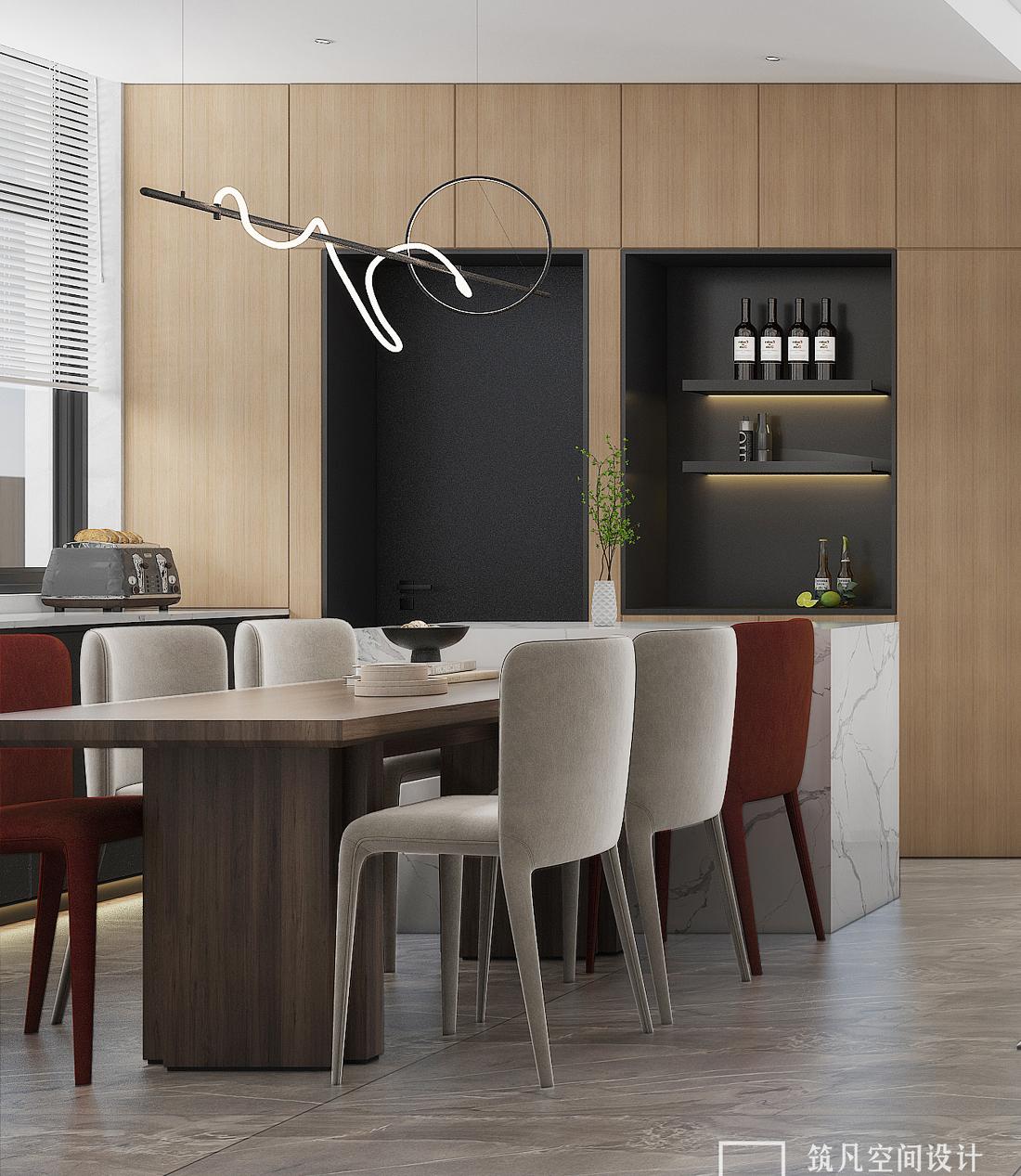 自然光线与原木风情的浪漫婚房设计-19