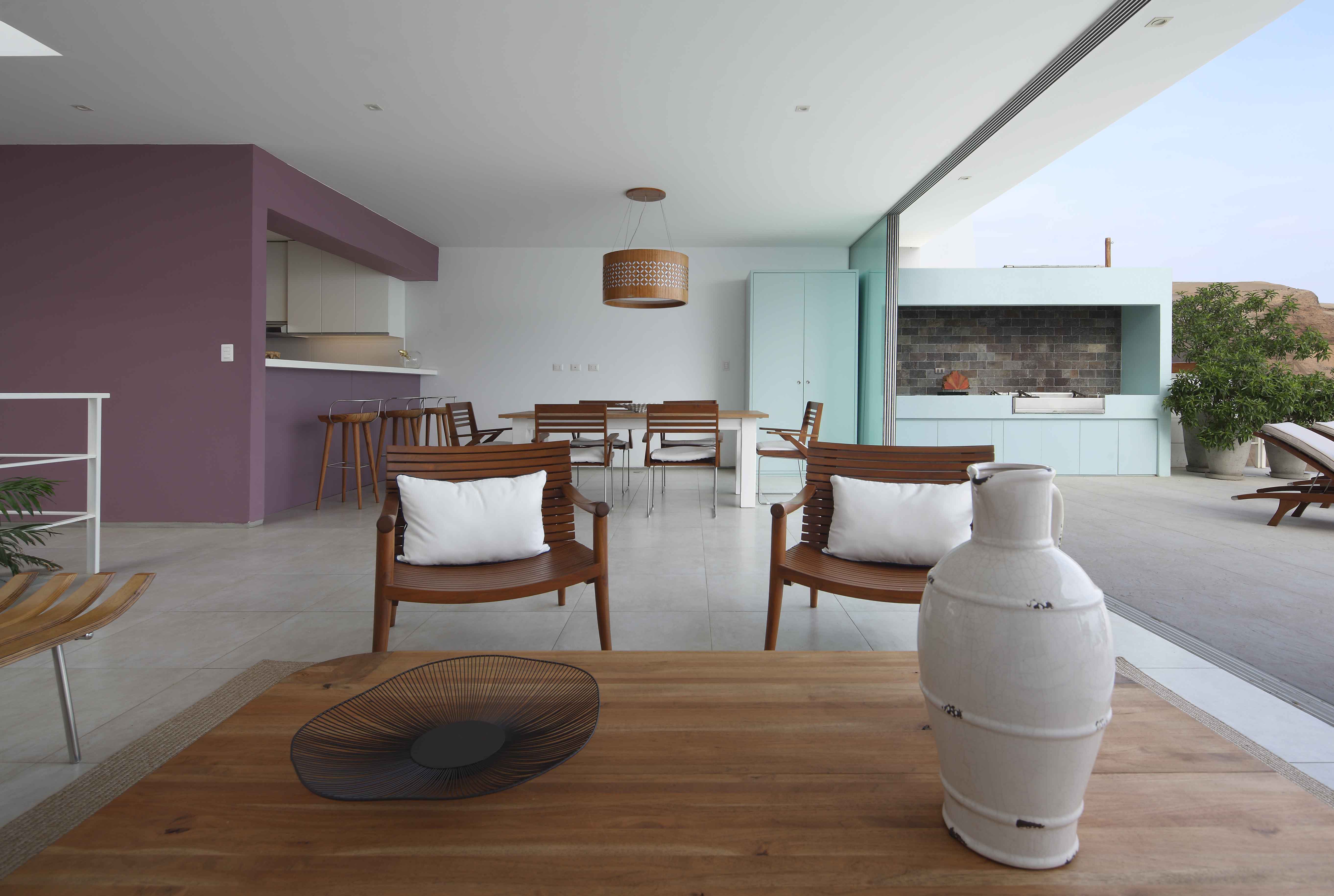 秘鲁利马海景别墅，白盒子的生活空间-30