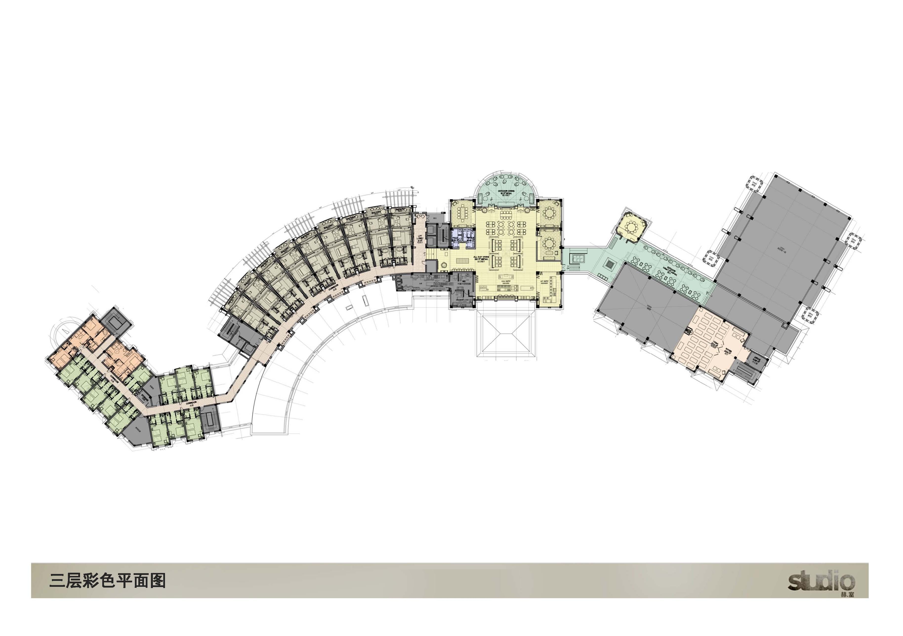 赫室 杭州加州酒店优雅美式风格设计方案概念-31