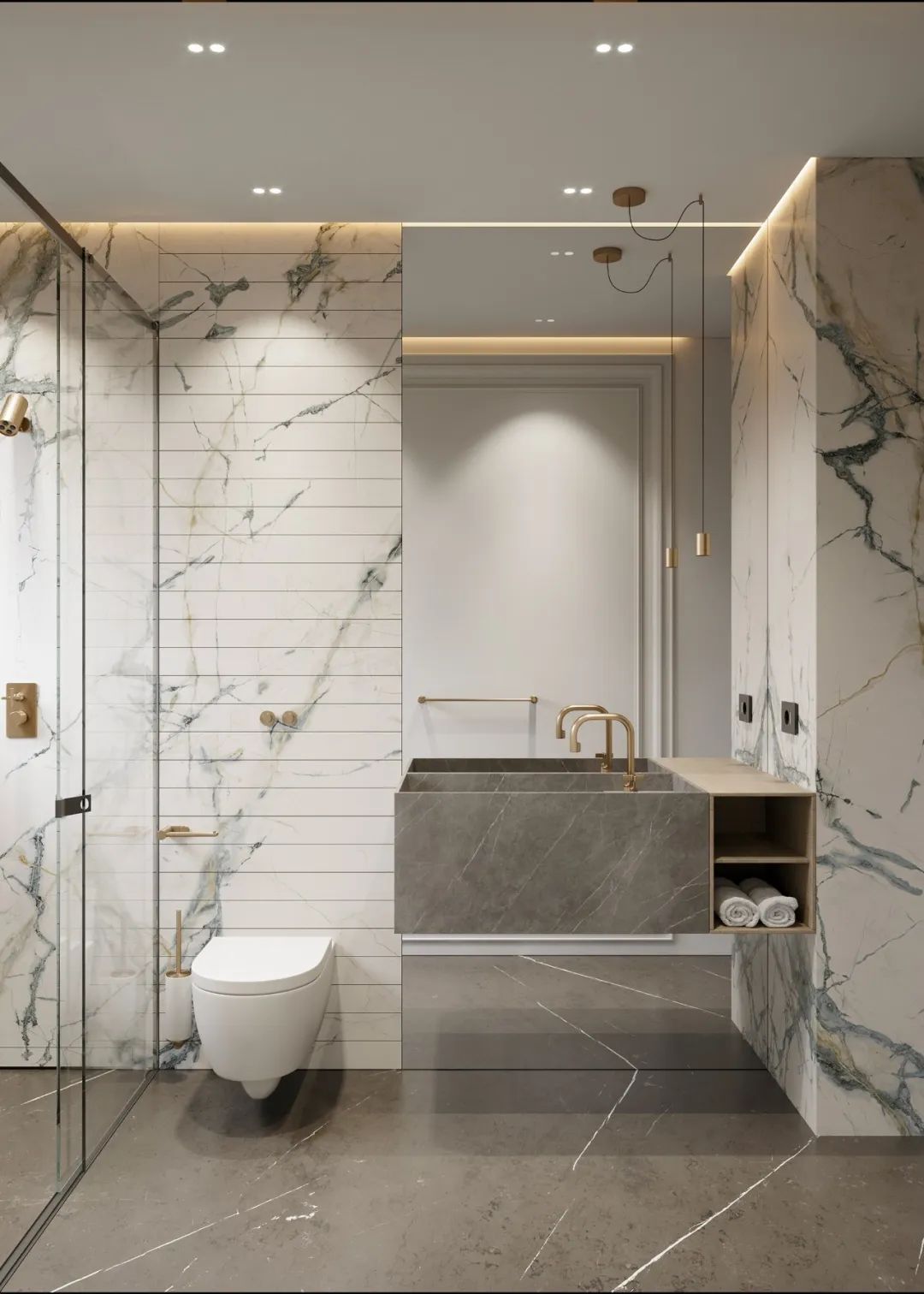 巴塞罗那现代轻法式住宅丨西班牙巴塞罗那丨Alex Tolkachev-64