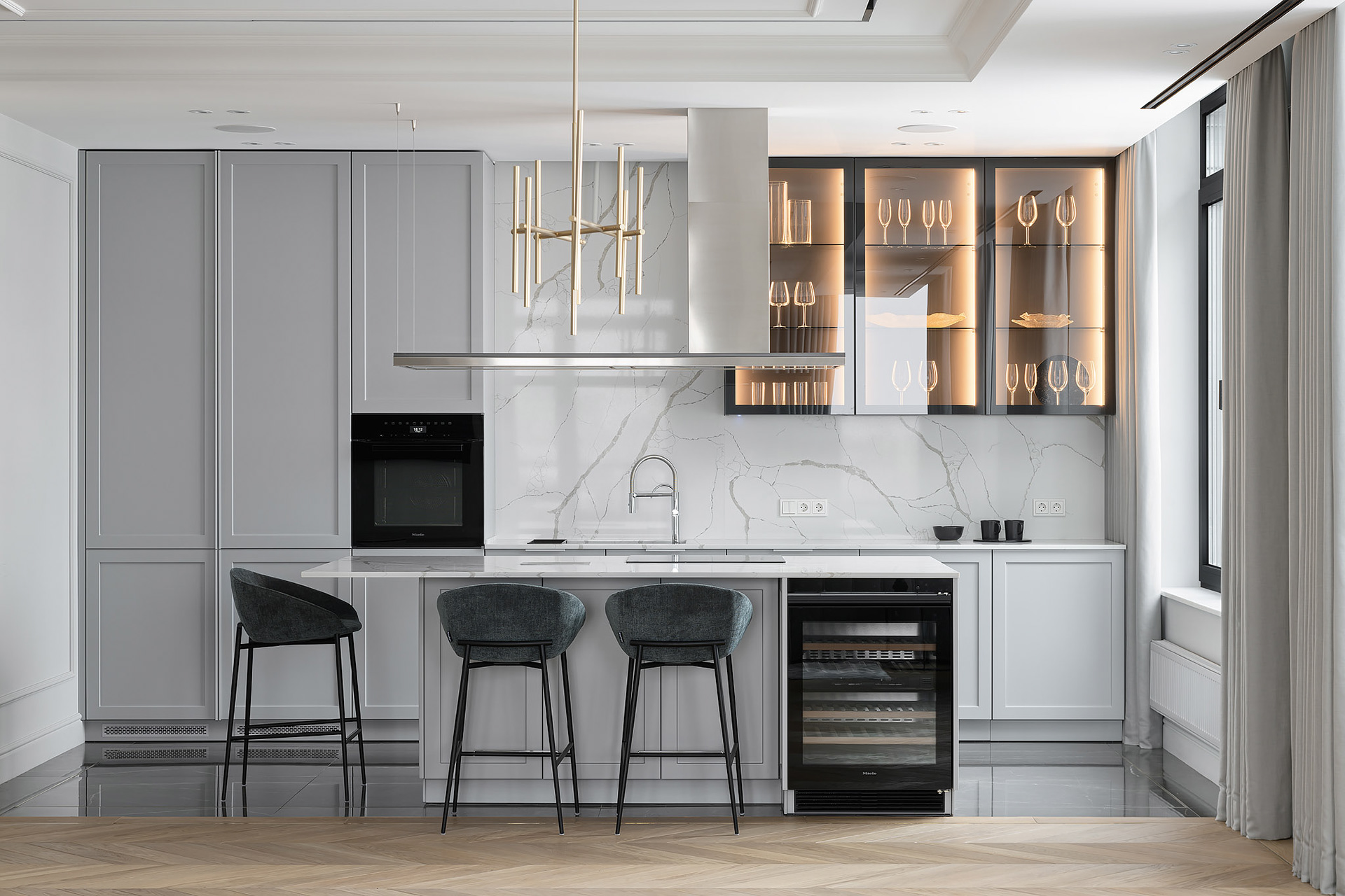 TETRIS·Grey Emerald 公寓丨乌克兰基辅丨S+O architects-14