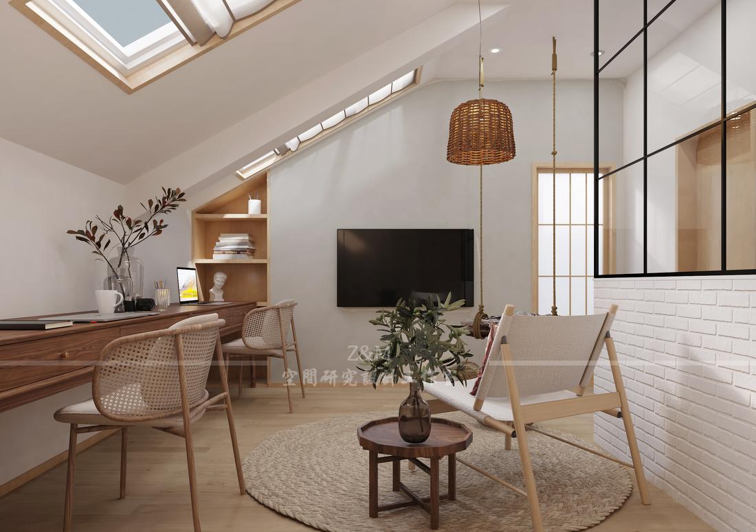 日式平层多功能休闲空间设计-6