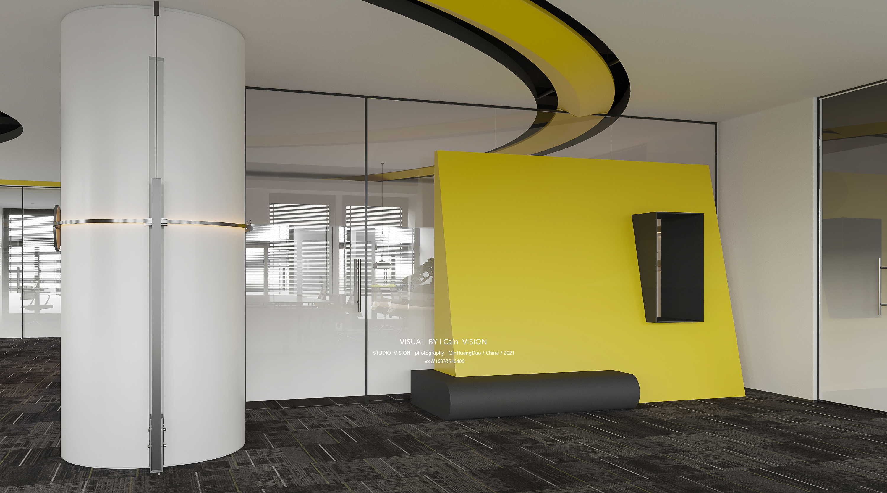 商业办公空间表现丨Cain-7