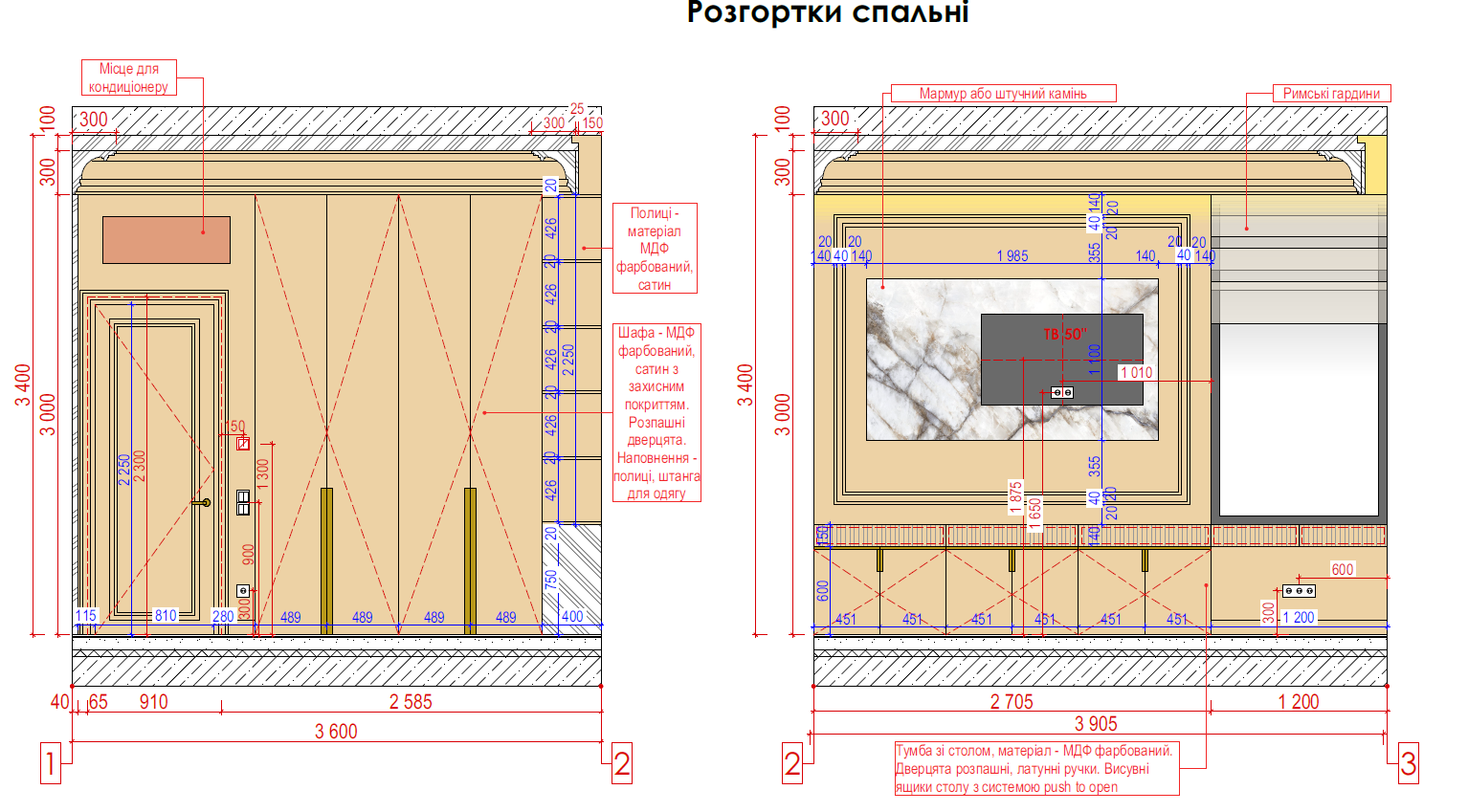 Bedroom design in Shapovalivka-5