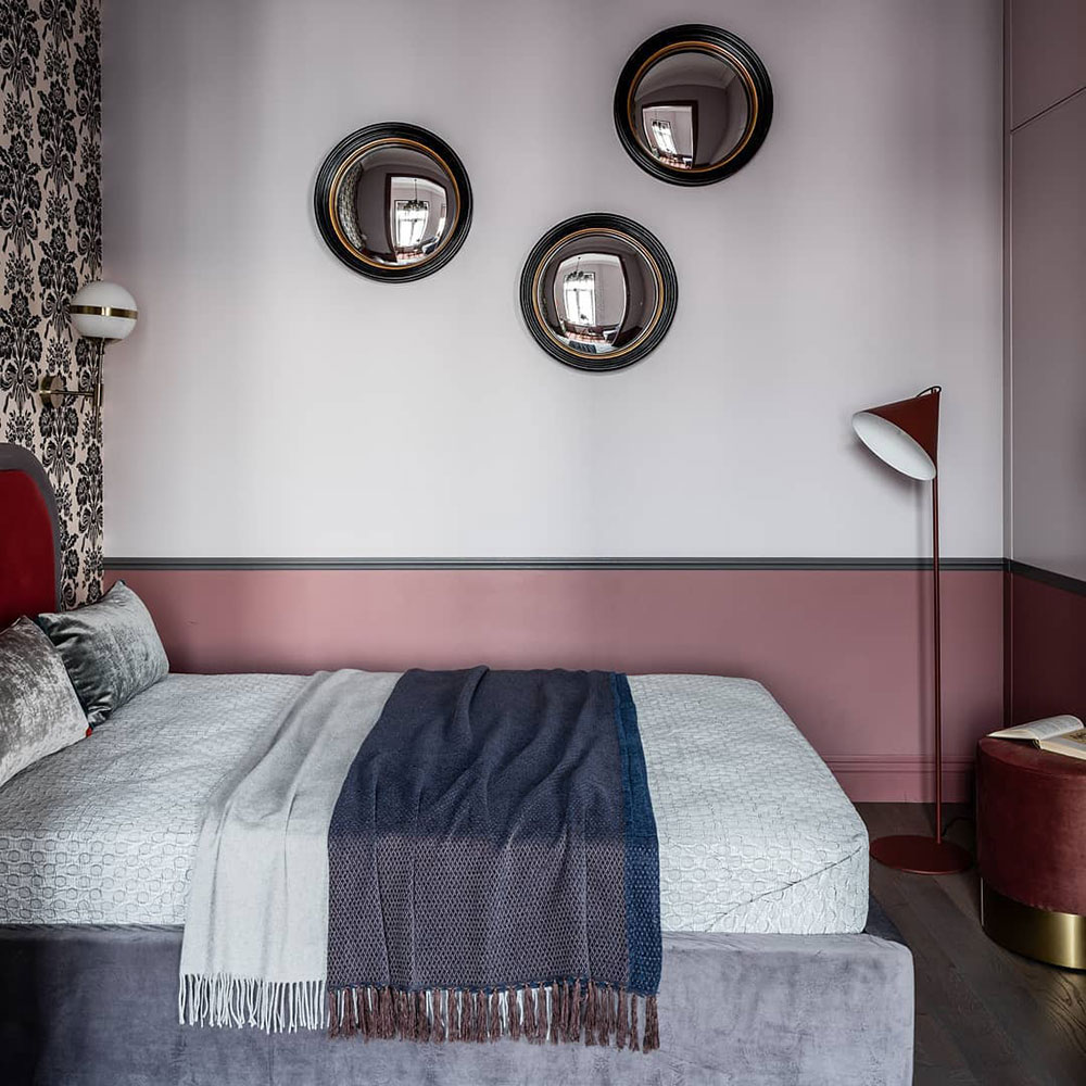 莫斯科彩色小公寓,历史建筑中的活力设计-11