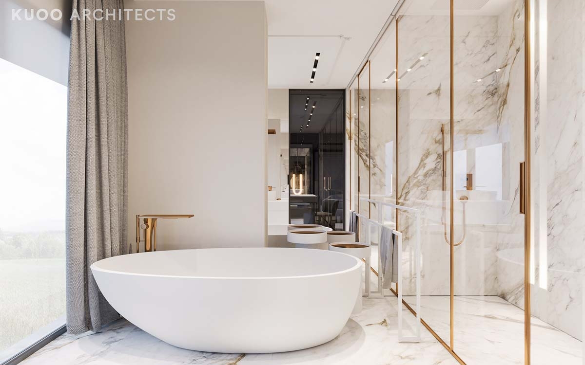 KUOO Architects设计--英国豪华与迷人的金属口音-40