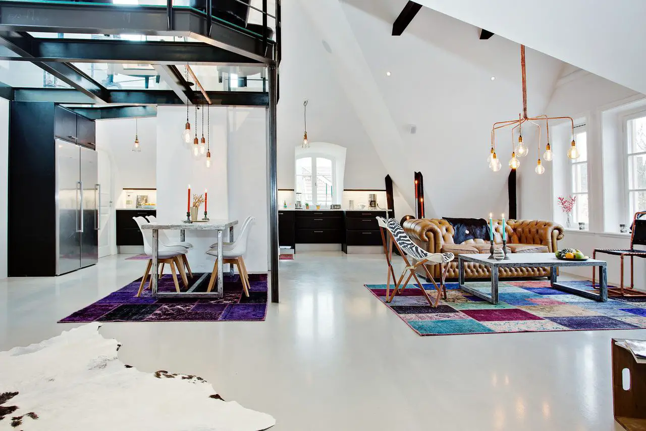 瑞典独特 Loft 设计，玻璃钢 mezzanine 打造惊艳阅读空间-11