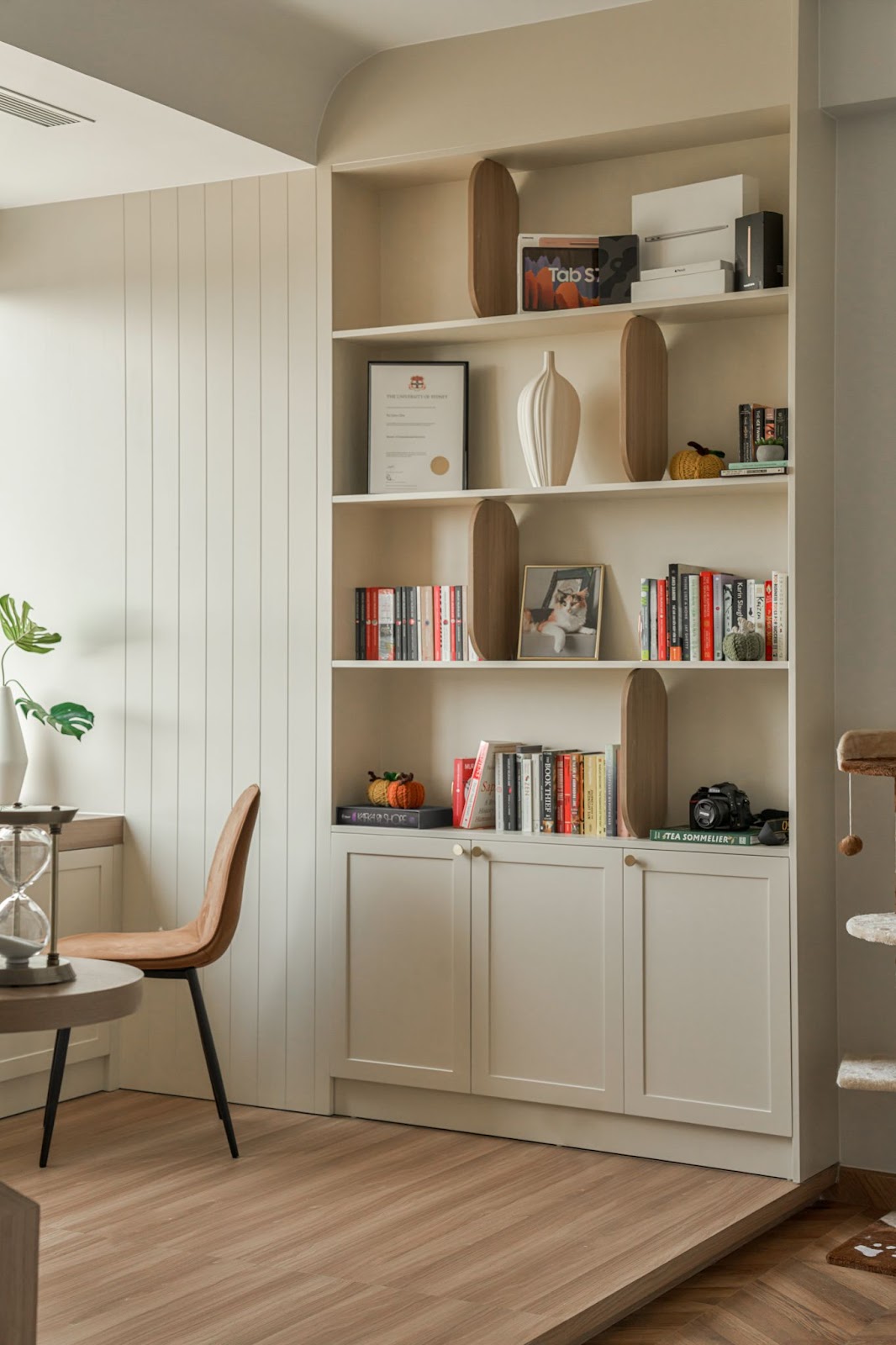 现代奶油风平层丨越南胡志明市-29